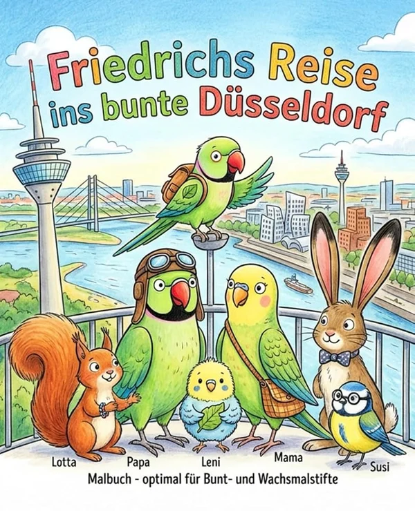 Cover: Friedrichs Reise ins bunte Düsseldorf